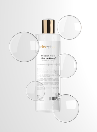 Micellar water cleanse &amp; peel
